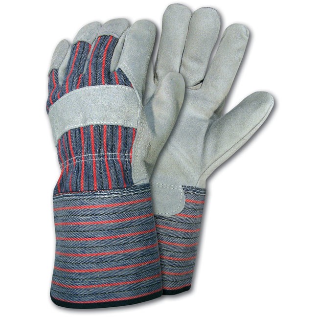MCR Safety 1310 Leather Palm Work Glove with Gauntlet Cuff Northern California Glove and