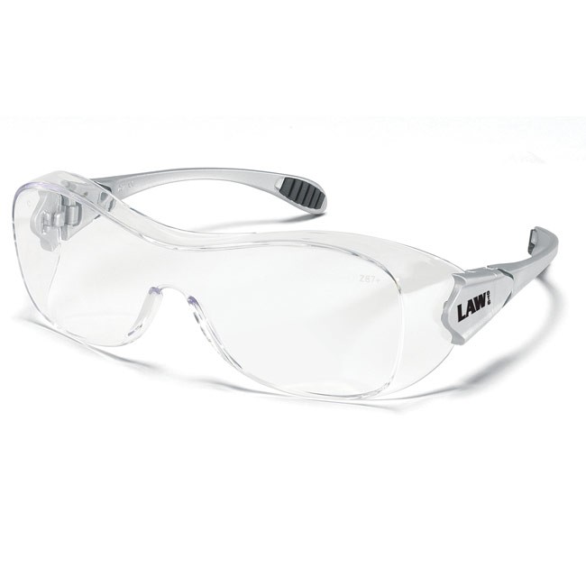 MCR Safety OG110AF Law Over the Glass Clear Antifog Lens Safety