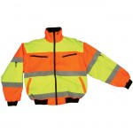 2W 300C-3 Reversible Jacket Class 3 Orange and Lime Green 