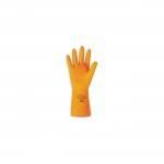 Ansell 208 Natural Latex Glove Orange 28mil flock lined