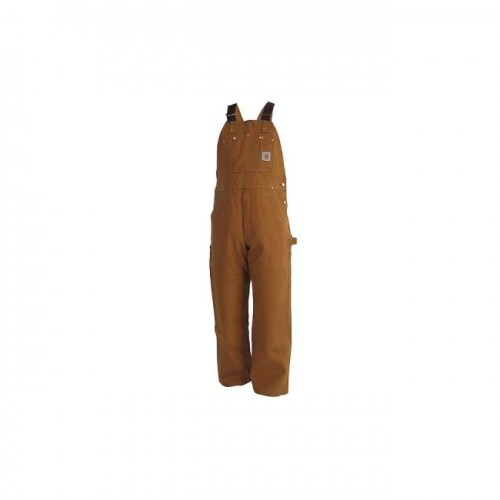 Carhartt duck bib hot sale overalls unlined