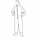 Liberty 18122 Coveralls Permgard with hood/booties