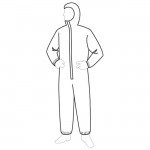Liberty 19127 Coveralls with elastic wrists/ankles/hood
