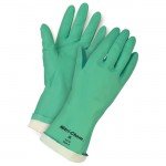 MCR Safety 5319 15 mil Nitri-Chem Latex Work Glove Size 9 Flock Lined