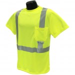 Radians ST11-2PGS Class 2 Hi-Viz Safety T-Shirt with Max-Dri™ Hi-Viz Green
