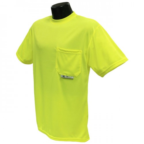 Radians ST11-N Non-Rated Short Sleeve Safety T-Shirt with Max-Dri™ Hi ...