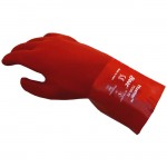 Showa Best Glove 725R Hustler Red 12" Fully PVC-Coated Nitrile Reinforced