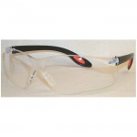 Valcrest S1010 Aries Safety Glasses Black Temples Clear Lens