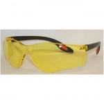 Valcrest S1013F Aries Safety Glasses Black Temples Amber Anti fog Lens