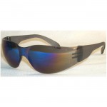 10 CHIRONS WRAPAROUND SAFETY GLASSES BLUE MIRROR S2862M 
