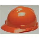 MSA 475361 V-Gard® Protective Cap MSA Orange with Fas-Trac® Ratchet
